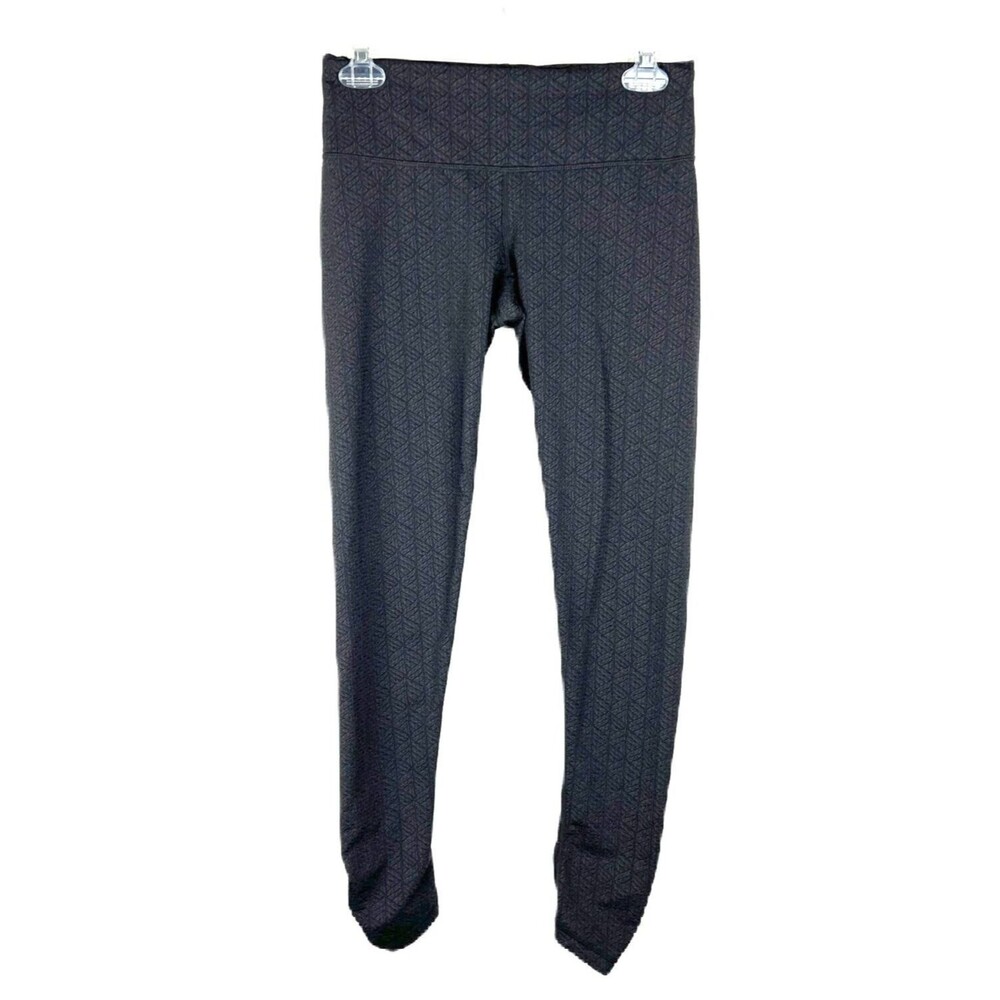 prAna Leggings Women Small Grey High Waist Activewear Pull On Yoga Ruched Hem